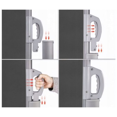 Väljatõmmatav külgmarkiis 160 x 300 cm hall | FreshDesign.ee