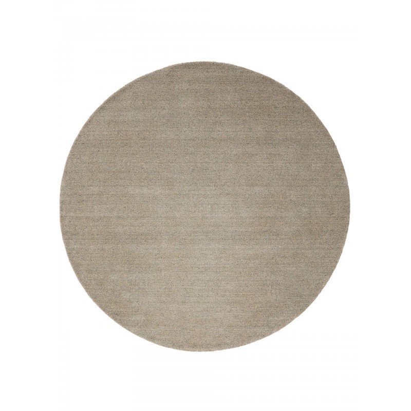 Ümmargune villane vaip Vera helehall Ø 160 cm | FreshDesign.ee