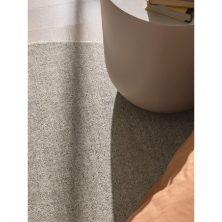 Ümmargune villane vaip Vera helehall Ø 160 cm | FreshDesign.ee