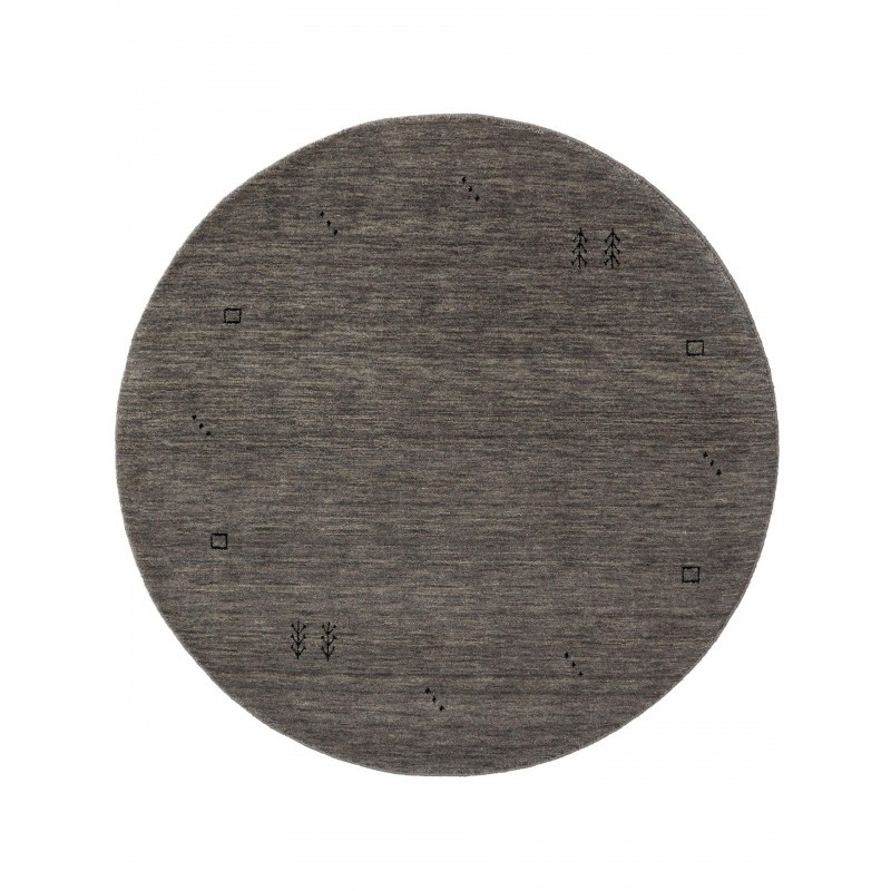 Ümmargune villane vaip Jamal Grey Ø 200 cm | FreshDesign.ee