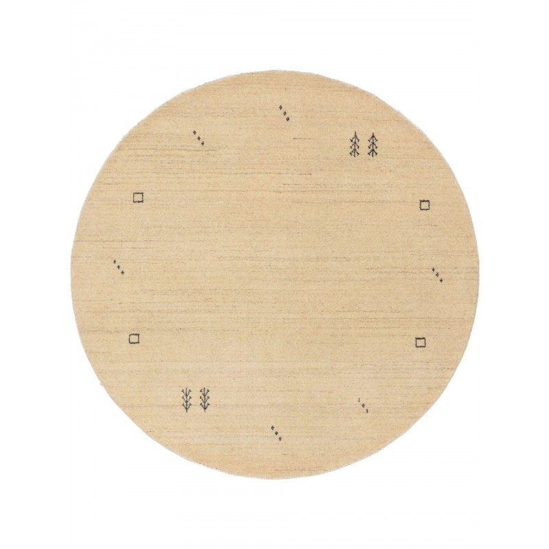 Ümmargune villane vaip Jamal Cream Ø 160 c... | FreshDesign.ee