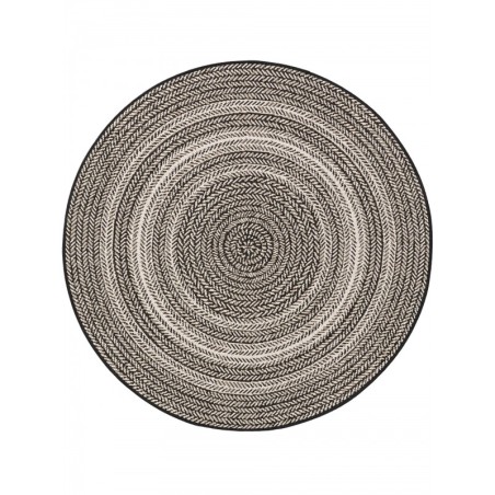 Ümar sise- ja välisvaip Metro must/valge Ø... | FreshDesign.ee