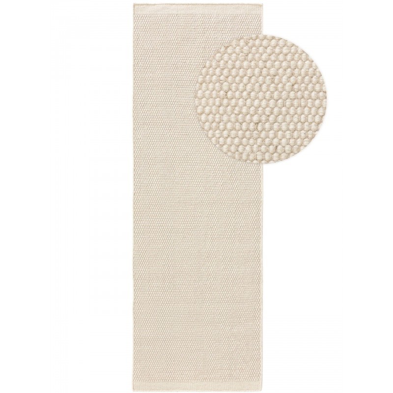 Wool Runner Rocco White 70x200 cm | FreshDesign.ee