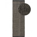 Wool Runner Rocco Must/Valge 80x250 cm | FreshDesign.ee