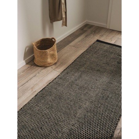 Wool Runner Rocco Must/Valge 80x250 cm | FreshDesign.ee