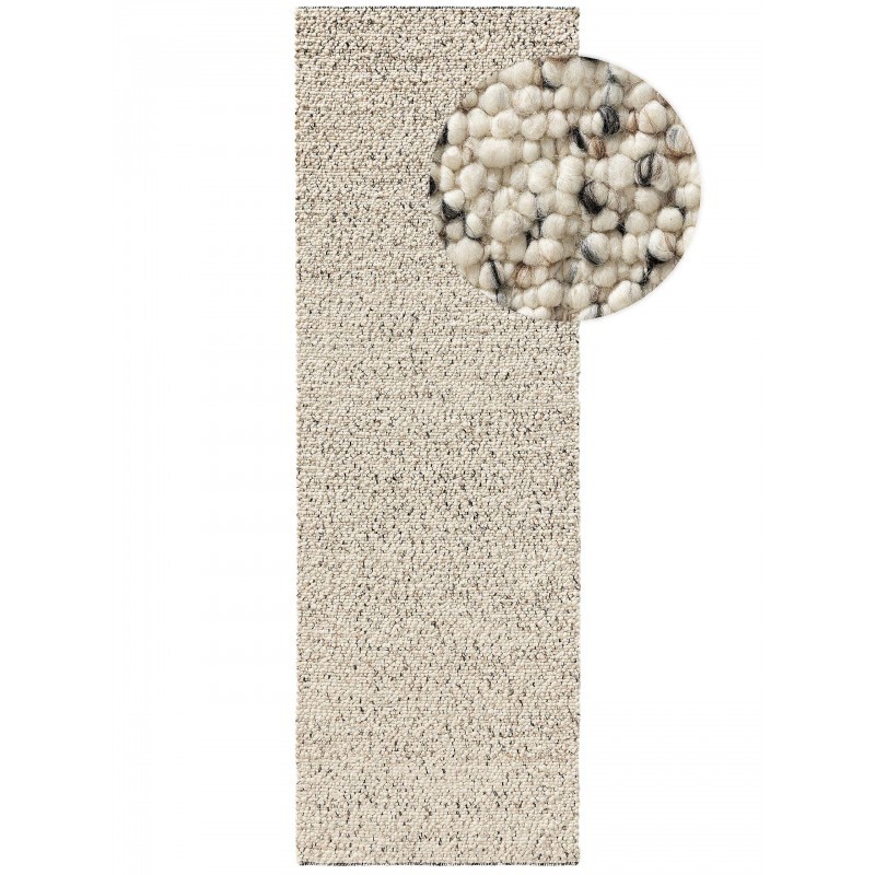 Wool Runner Patch Valge/Must 80x250 cm | FreshDesign.ee