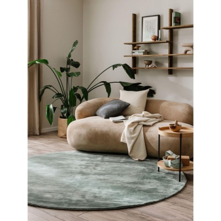 Viskoosvaip ümmargune Nela heleroheline Ø 120 cm ümmargune