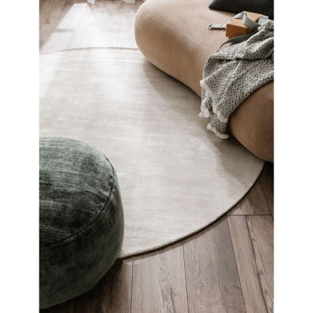 Viskoosvaip Round Nova Cream Ø 160 cm ümmargune | FreshDesign.ee