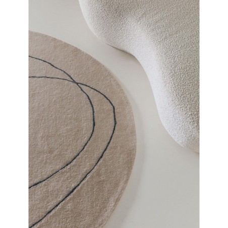 Villane vaip Shape Cream Ø 200 cm ümmargune | FreshDesign.ee