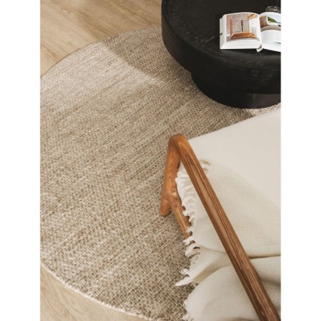 Villane vaip Rocco Taupe Ø 150 cm ümmargune | FreshDesign.ee