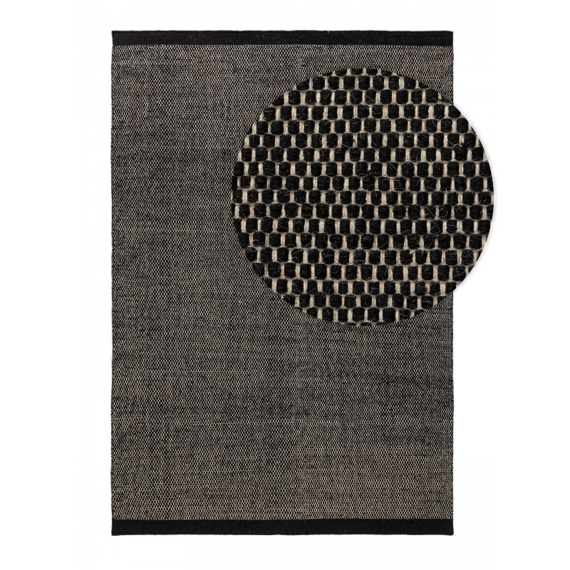 Villane vaip Rocco Must/Valge 300x400 cm | FreshDesign.ee