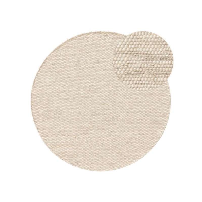 Villane vaip Rocco Cream Ø 250 cm ümmargune | FreshDesign.ee