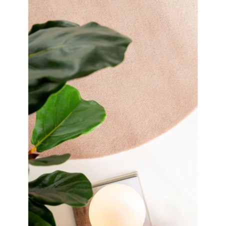 Villane vaip Bent Rose Ø 100 cm ümmargune | FreshDesign.ee