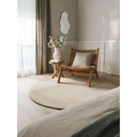 Villane vaip Bent Cream Ø 200 cm ümmargune