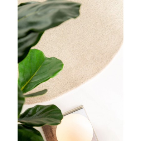 Villane vaip Bent Cream Ø 200 cm ümmargune | FreshDesign.ee