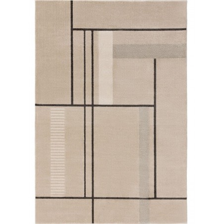 Vaip Ida Kreem/Süsi 80x150 cm | FreshDesign.ee