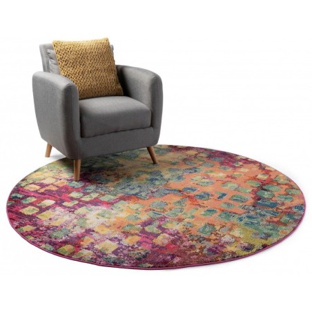 Vaip Casa Multicolour Ø 120 cm ümmargune