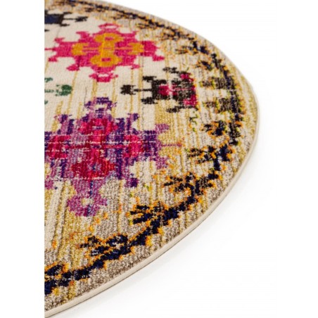 Vaip Casa Mitmevärviline/Beež Ø 120 cm ümmargune | FreshDesign.ee