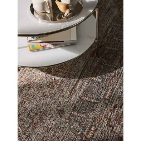 Vaip Anwar Grey/Oranž Ø 240 cm ümmargune | FreshDesign.ee