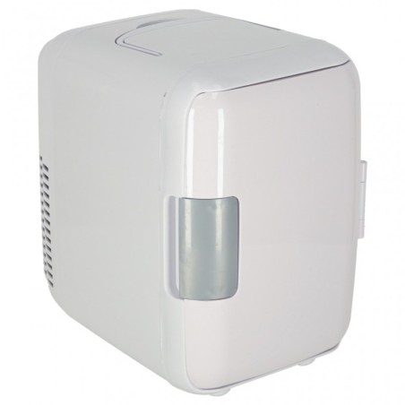 Elektriauto mini reisikülmik toidu kosmeetika soojendus jahutus 2in1 4L valge