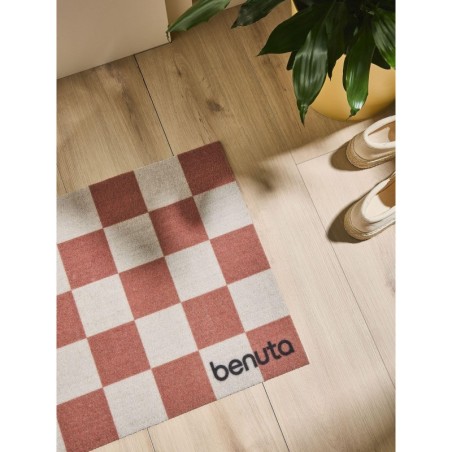 Uksematt Checker Terracotta 50x80 cm | FreshDesign.ee