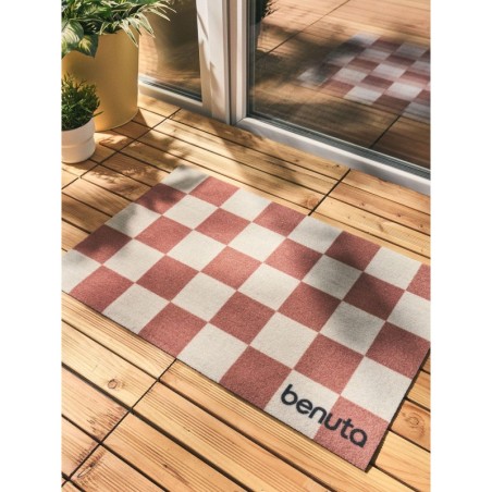 Uksematt Checker Terracotta 50x80 cm | FreshDesign.ee