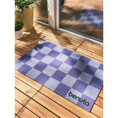 Uksematt Checker Purple 50x80 cm | FreshDesign.ee