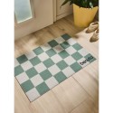Uksematt Checker Green 50x80 cm | FreshDesign.ee