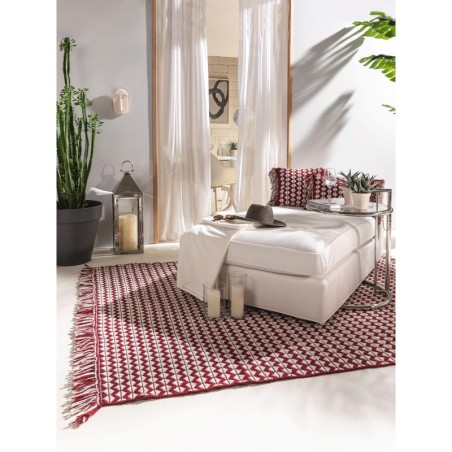 Taaskasutatud materjalist vaip Morty Red 80x150 cm