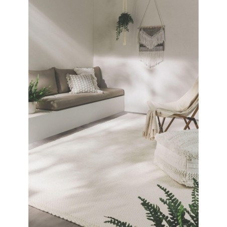 Taaskasutatud materjalist vaip Kiah Cream 200x300 cm