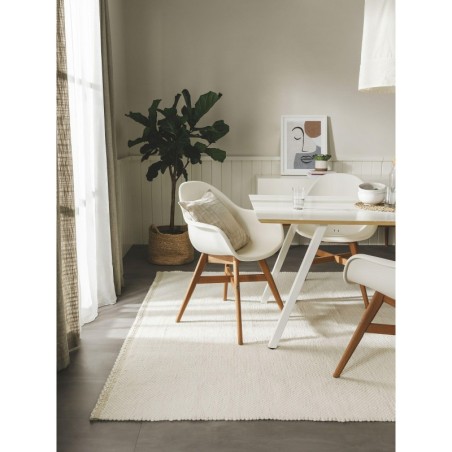 Taaskasutatud materjalist vaip Kiah Cream ... | FreshDesign.ee