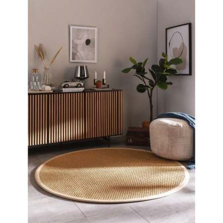 Sisalvaip Greta Beež Ø 200 cm ümmargune