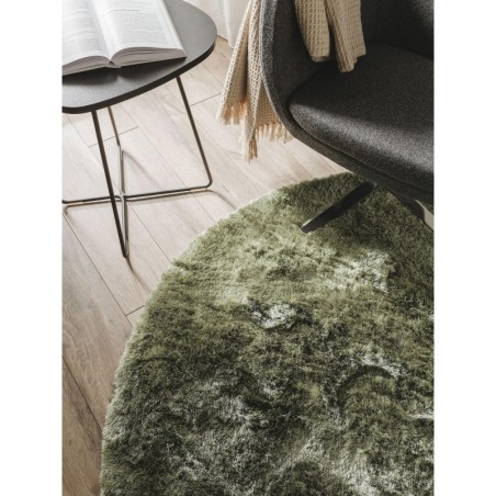 Shaggy vaip Whisper Green Ø 200 cm ümmargune | FreshDesign.ee