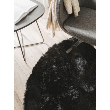 Shaggy vaip Whisper Black Ø 80 cm ümmargune | FreshDesign.ee