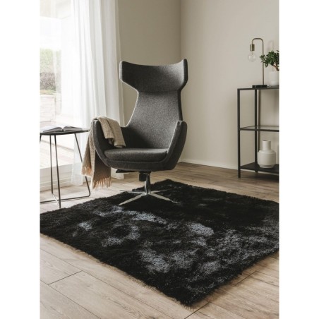Shaggy vaip Whisper Black 60x60 cm