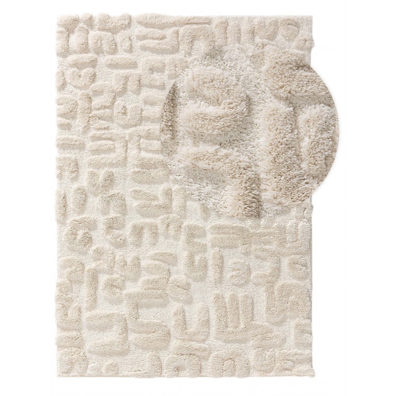 Shaggy vaip Tibo Cream/Beež 80x150 cm | FreshDesign.ee