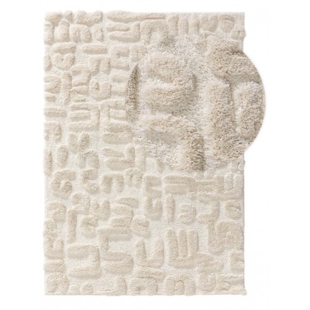 Shaggy vaip Tibo Cream/Beež 80x150 cm | FreshDesign.ee