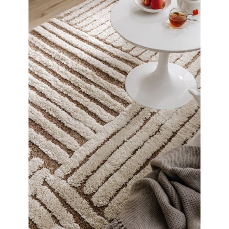 Shaggy vaip Tibo Cream/Beež 80x150 cm | FreshDesign.ee