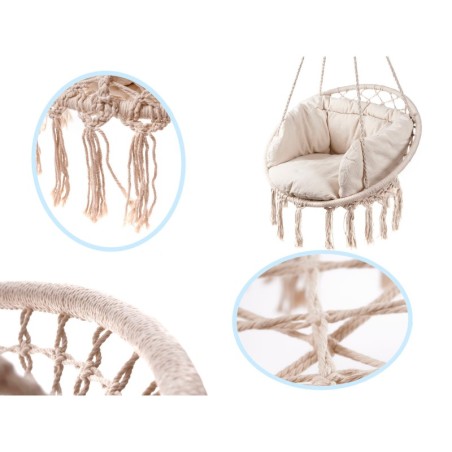 Pesakiik rippkiik koos seljatoega ecru 80c... | FreshDesign.ee