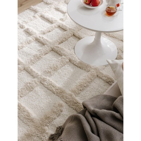 Shaggy vaip Tibo Cream 160x230 cm | FreshDesign.ee