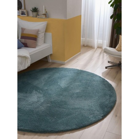 Shaggy vaip Soda Dark Blue Ø 200 cm ümmargune