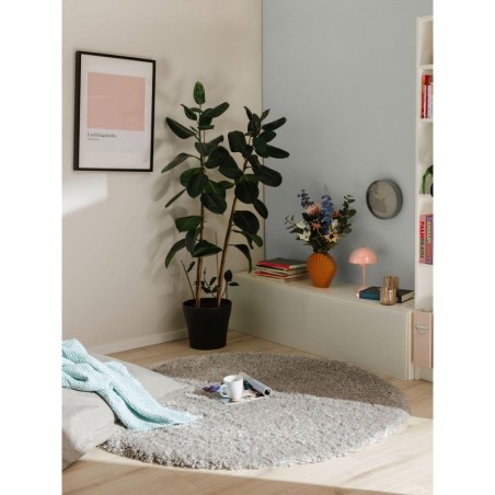 Shaggy vaip Ava Grey Ø 120 cm ümmargune