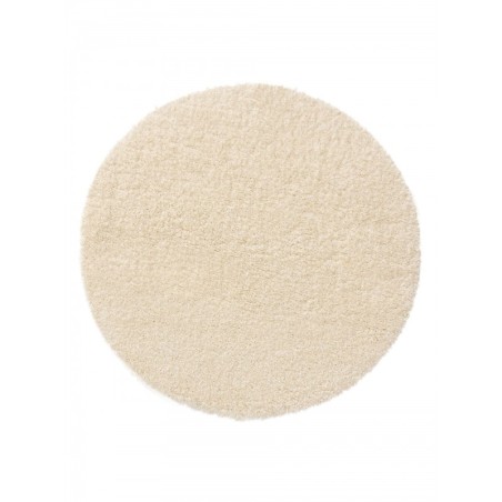 Shaggy vaip Ava Cream Ø 240 cm ümmargune | FreshDesign.ee