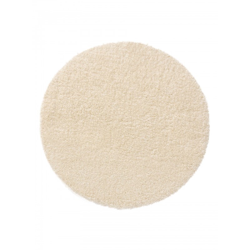 Shaggy vaip Ava Cream Ø 200 cm ümmargune | FreshDesign.ee