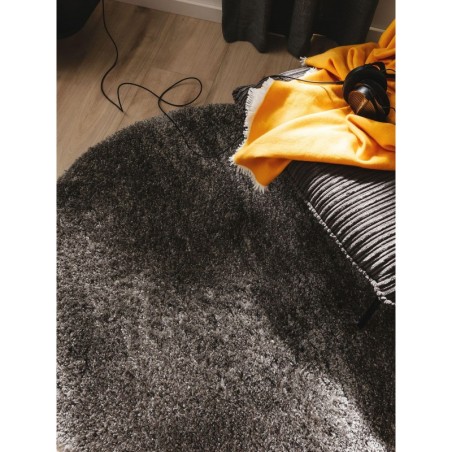 Shaggy Round vaip Ricky Charcoal Ø 120 cm ... | FreshDesign.ee