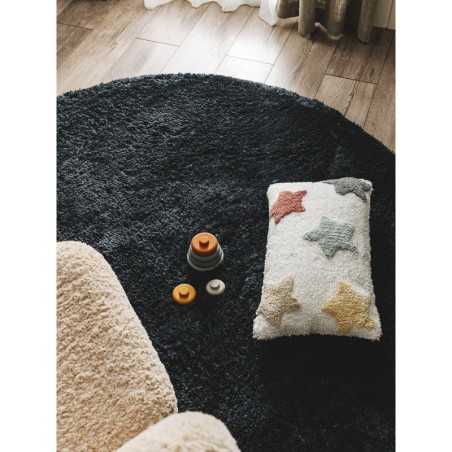 Shaggy Round vaip Cloudy Charcoal Ø 200 cm... | FreshDesign.ee