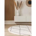 Shaggy Round vaip Benno Cream Ø 160 cm ümmargune | FreshDesign.ee