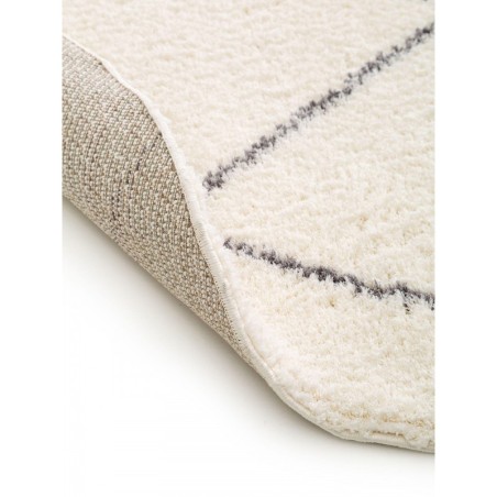 Shaggy Round vaip Benno Cream Ø 160 cm ümmargune | FreshDesign.ee