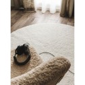 Shaggy Round Rug Cloudy Cream Ø 160 cm ümmargune | FreshDesign.ee