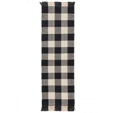 Runner Lucy Must/Valge 70x200 cm | FreshDesign.ee